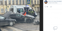 В центре Петербурга произошла серьезная авария В центре Петербурга произошла серьезная авария